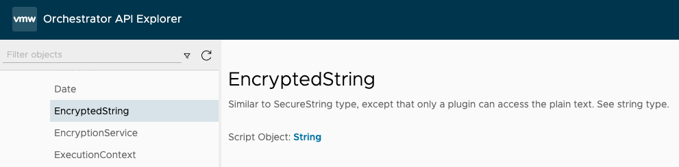vRO SecureString vs EncryptedString